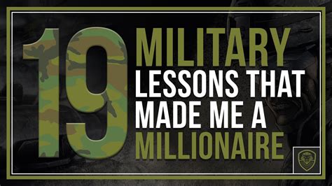 19 Military Lessons that Made Me a Millionaire.
